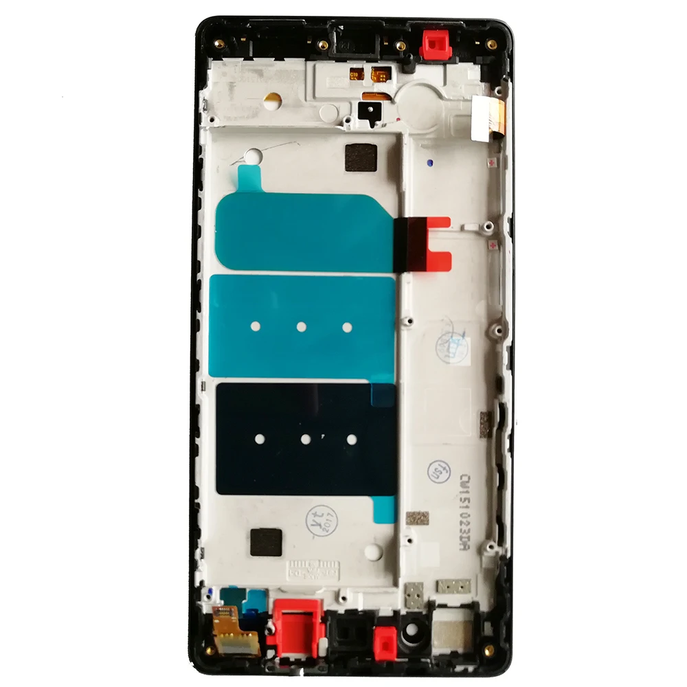 ЖК дисплей и тачскрин с рамкой для Huawei P8 Lite 2015 сменная стеклянная панель