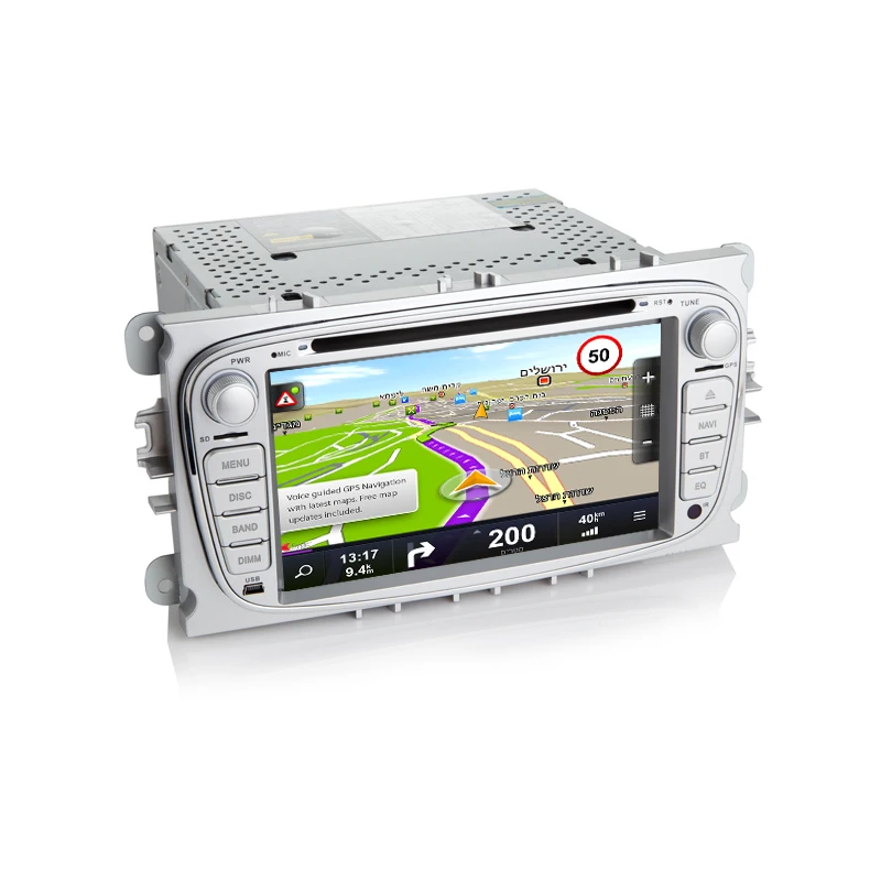 Автомобильный мультимедийный плеер Android 10 GPS Авторадио 2 Din для FORD/Focus/Mondeo/S MAX/C