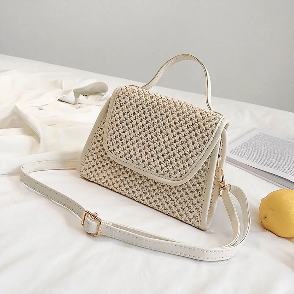 Сумочка OCARDIAN модная женская пляжная Льняная сумка мешок из мешковины летняя для