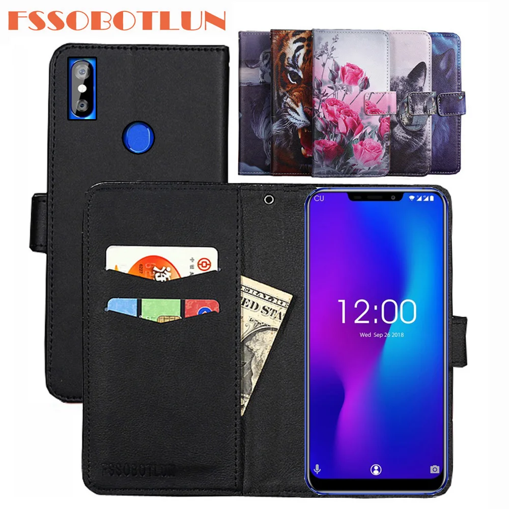 

Чехол-книжка FSSOBOTLUN для Oukitel U23 из искусственной кожи в стиле ретро