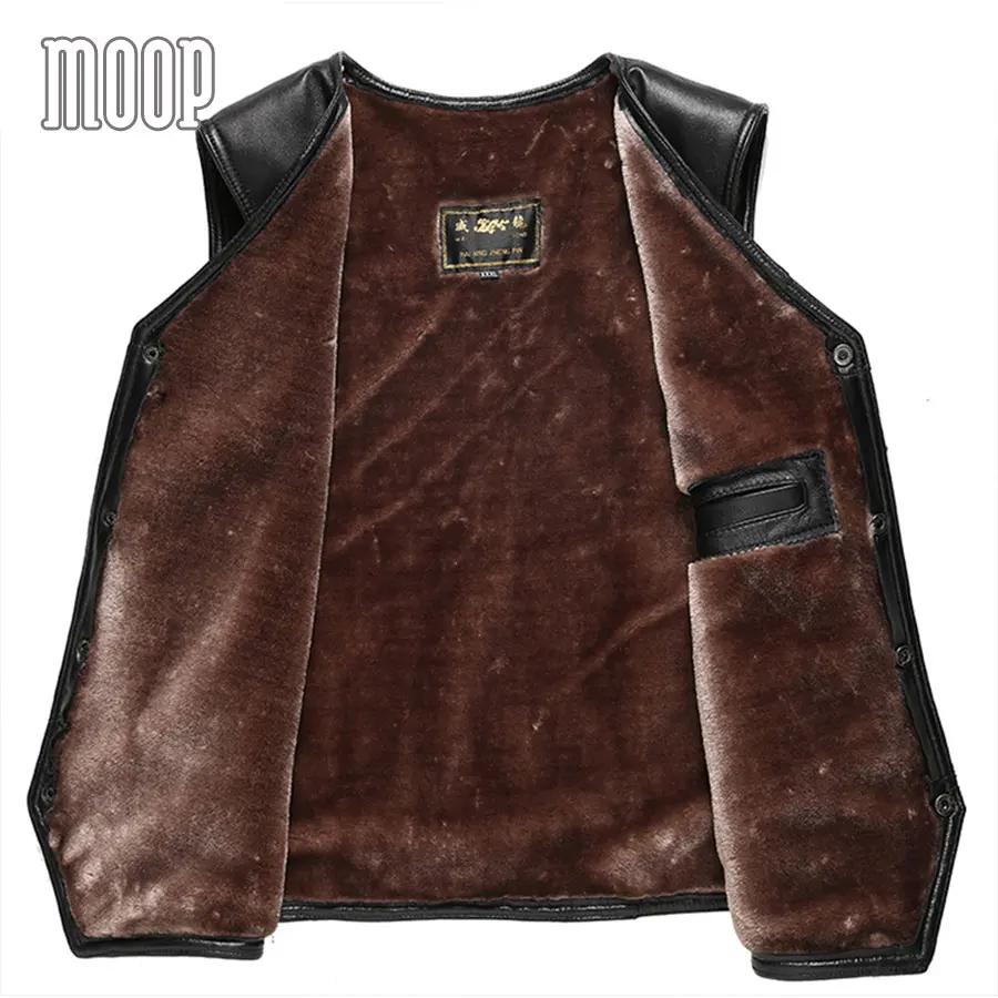 Жилет мужской из натуральной кожи 100% ягненка на флисе|jacket casual|jacket fashion for menjacket shoes |