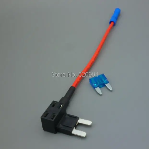 Shhworld 100-Add A Circuit Fuse Tap Piggy Back MINI Blade Holder ATM APM 12В 24В | Автомобили и мотоциклы