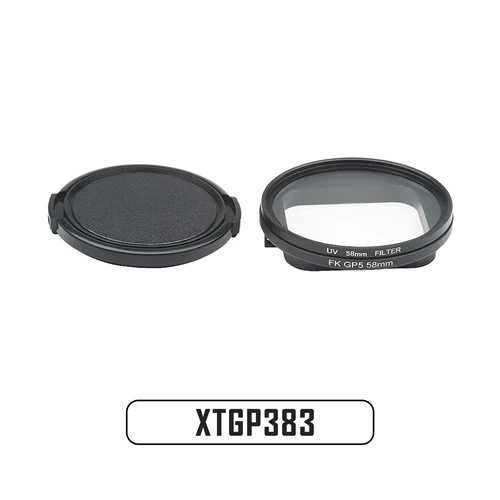 UV Filter 58 мм УФ-фильтр CPL для GoPro Hero 7 6 5 черный Водонепроницаемый чехол с крышкой объектива адаптер крепление для Go Pro Hero 7 6 аксессуар - Цвет: UV Filter