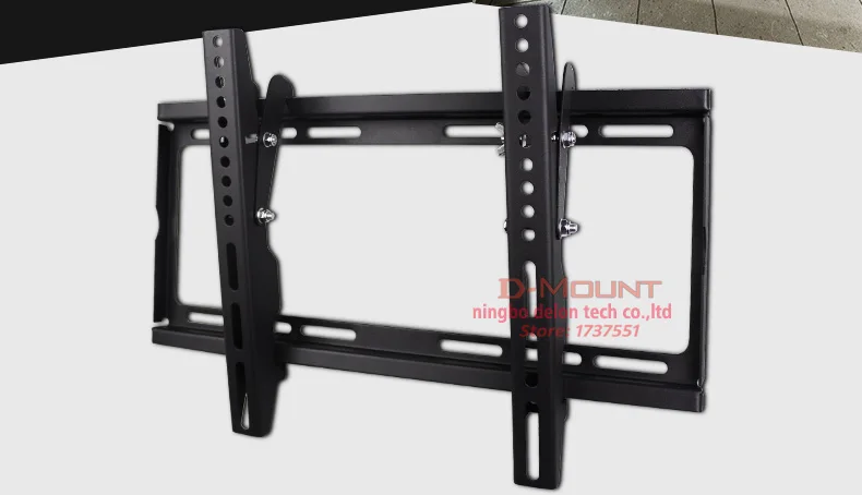 D-MOUNT PTB-605XH 2"-50" 4" универсальное настенное крепление для телевизора с минимальным заказываемым количеством кронштейн наклон вниз 15 ЖК-монитор держатель Поддержка vesa 400x300 60 кг