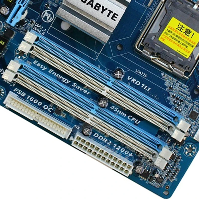Настольная Материнская плата GIGABYTE GA P43 ES3G LGA775 DDR2 ATX|Материнские платы| |