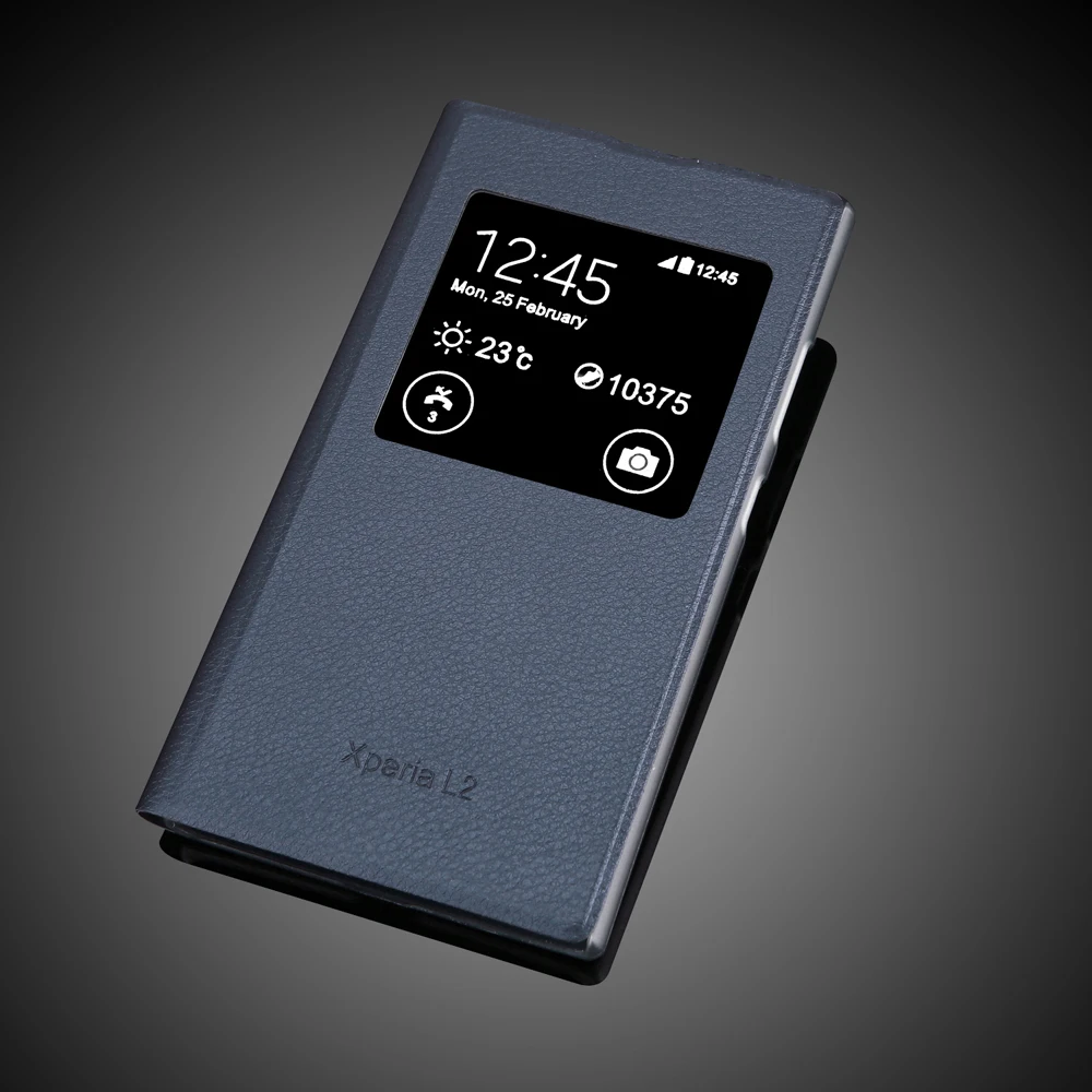 Чехол для Sony Xperia L2 чехол из искусственной кожи задняя крышка телефона с откидной