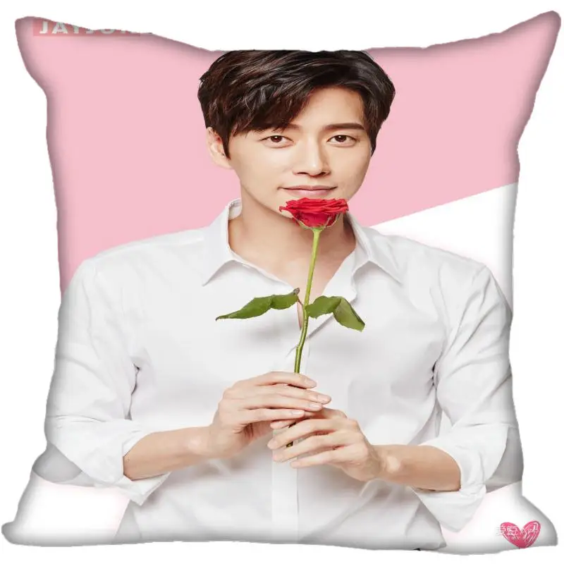 Custom Kpop Park Hae Jin Printed Square silk Pillowcases 40x40cm 35x35cm One Side Satin Pillowcase Logo | Дом и сад