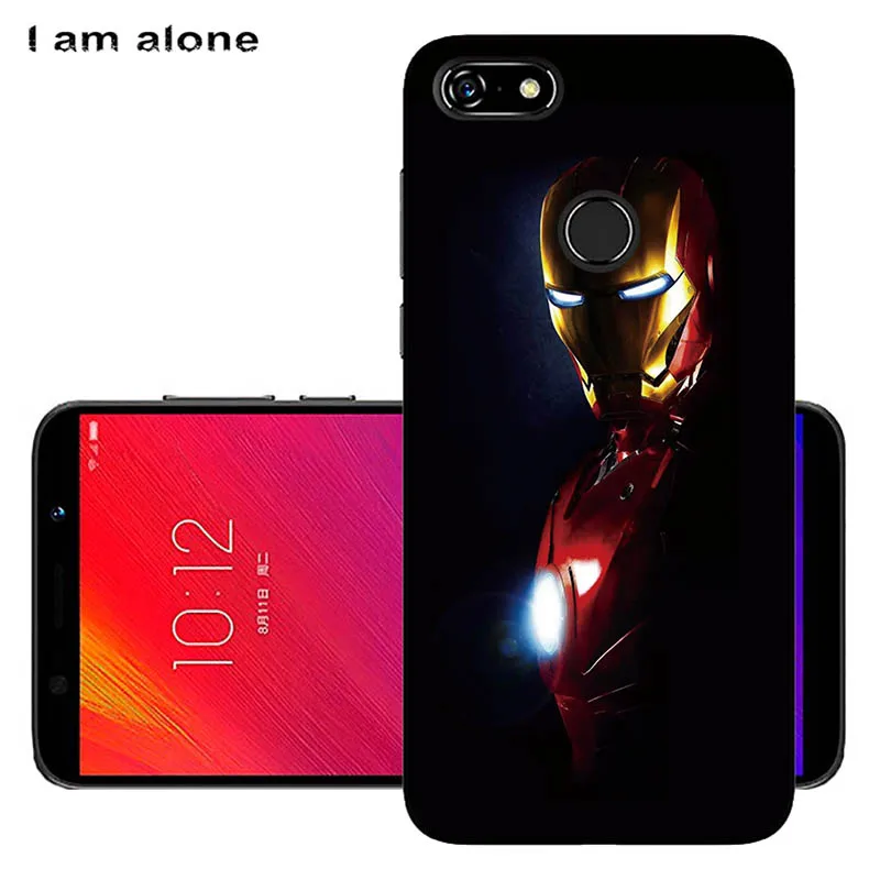Чехлы для телефонов I am alone для lenovo A5, 5,45 дюймов, модные чехлы из мягкого ТПУ для мобильных телефонов, милые цветные цветочные чехлы для мобильных телефонов - Цвет: Black TPU S28