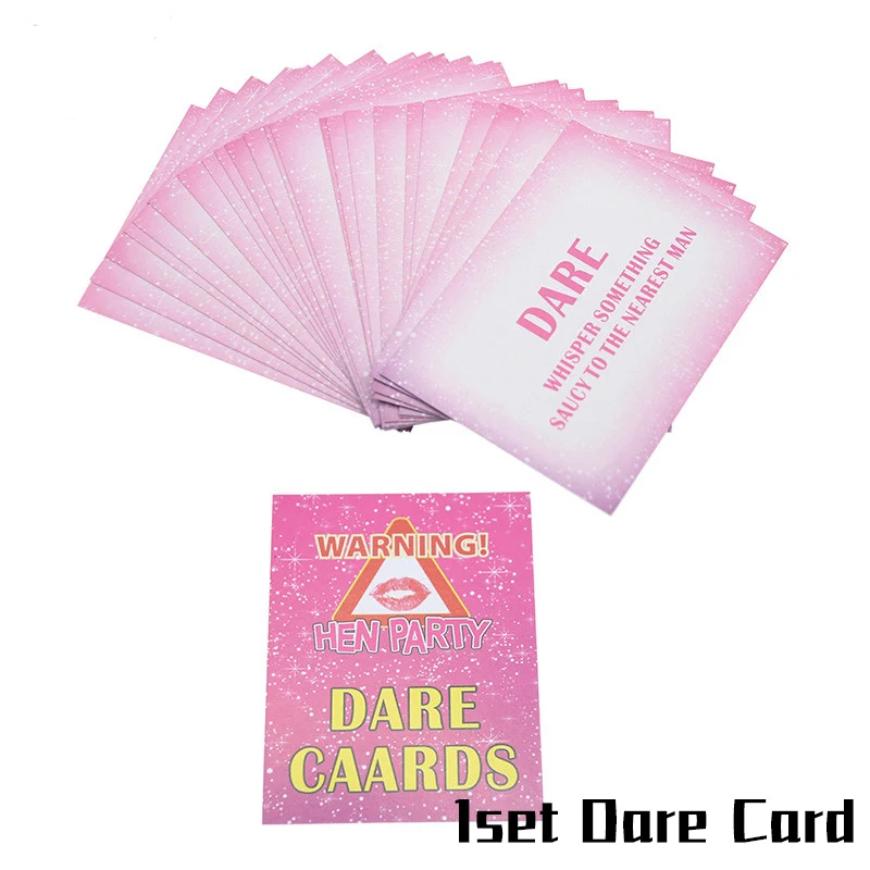 1set card Одноразовые девичьи вечерние столовые приборы для девичника, свадебные украшения для невесты, вечерние украшения для девичника - Цвет: 1set card