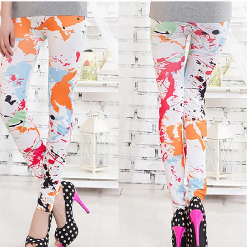 Женские леггинсы с принтом граффити эластичные леггинсы|leggings jumpsuit|leggingleggings children |