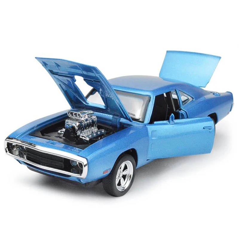1:32 Dodge Charger литая металлическая автомобиль со светильник подсветкой игрушечный