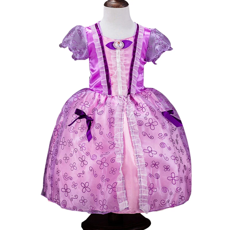 Платье принцессы для девочек косплей костюм на Хэллоуин вечерние день рождения