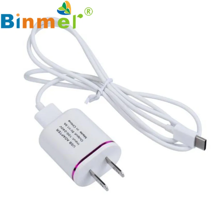 Настенное зарядное устройство USB для США + usb-кабель Type-C зарядки ZTE Zmax Pro Z981/Google Pixel XL