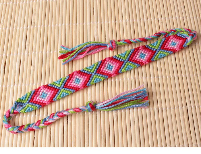 Boho шнур сглаза браслет дружбы ручной работы плетеный водонепроницаемый браслет для серфинга для мужчин и женщин Vriendschaps повязка wayuu pulsera - Окраска металла: 07