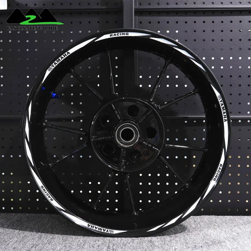 Для YAMAHA R6 R3 R1 мотоциклы водонепроницаемый светоотражающий стикер Индивидуализация колеса наклейки светоотражающий обод полоса лента
