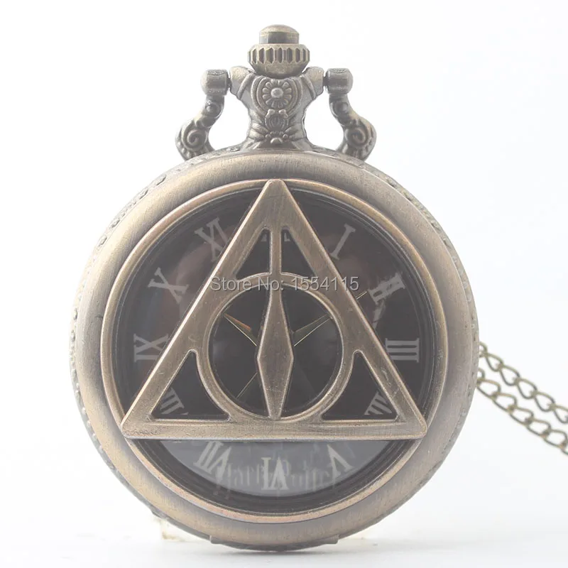 Классические кварцевые карманные часы в стиле ретро со шт./лот Deathly шлепанцы