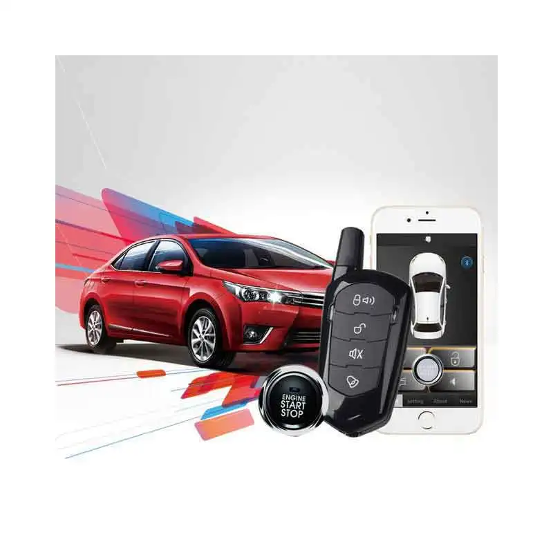 Универсальная автомобильная сигнализация с дистанционным запуском центральной