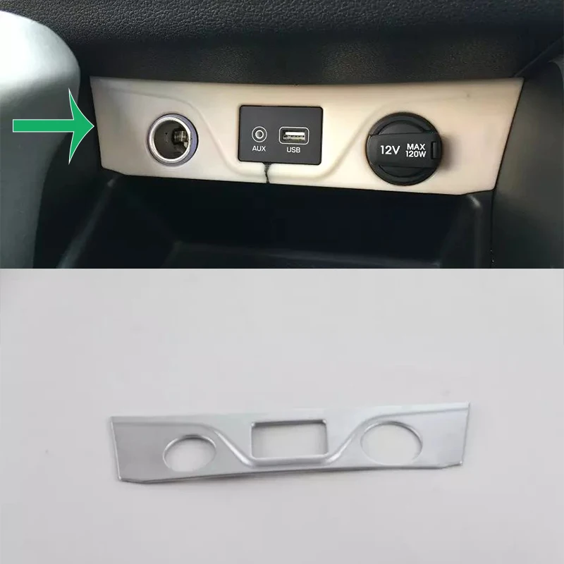 

Car Accessories Interior Decoration ABS Cigarette Lighter Panel Decoration Cover For Hyundai Tucson 2015 Car-styling