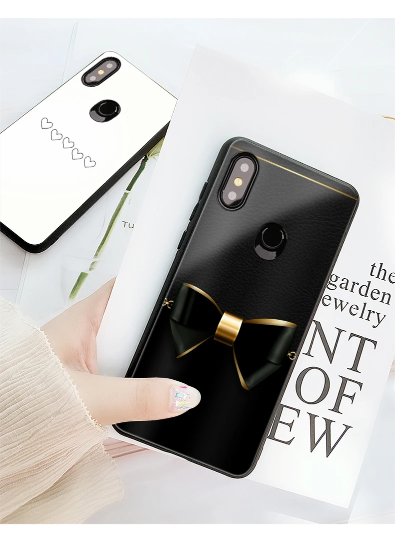 Для Xiao mi 8 чехол mi 8 Lite чехол стеклянный Жесткий Чехол для Xiao mi Red mi Note 7 Чехол mi 8 Explore ore 6X A2 mi 8 Lite чехол для мобильного телефона s милый