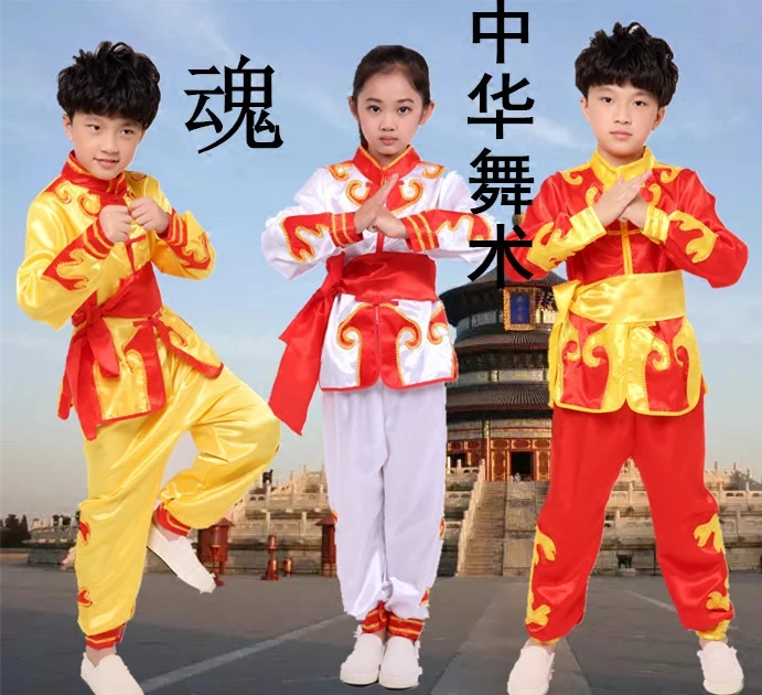 Новинка детская одежда для боевых искусств тренировок танцев на барабане Одежда