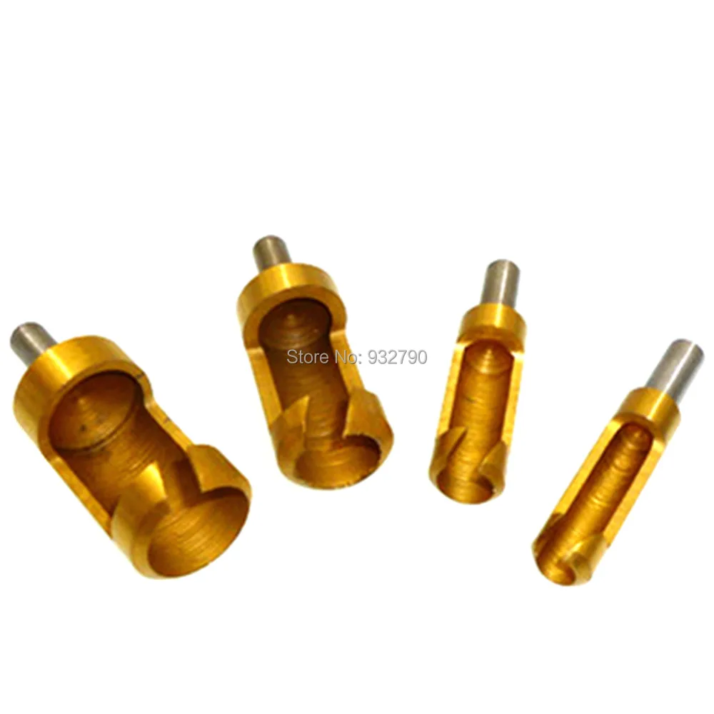 4 шт. Титан плагин резак счетчик скучно отверстие деревянной Лесоматериалы дрель