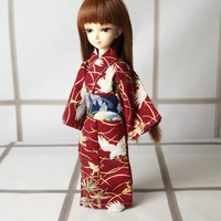 ooak japan style kimono dress outfits clothing for 16 11 tall female bjd yosd dk dz aod dd doll free shipping