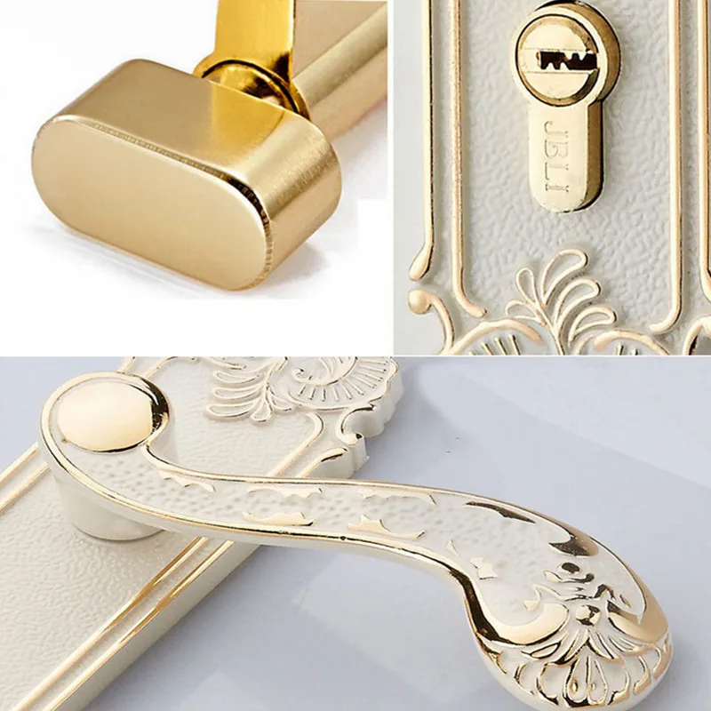 Модный простой континентальный античный механический замок интерьер двери