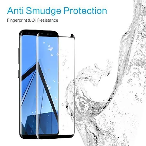 Maxannty Bulletproof 3D HD Curved Tempered Glass Screen Protector For Samsung Galaxy S8 9H Hardness Anti-Scratch Fingerprint | Мобильные