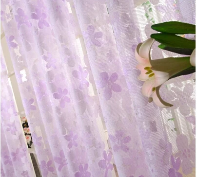 Полые декоративные шторы из розового/фиолетового светильник-желтого/синего