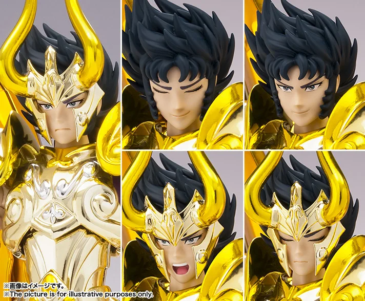 BANDAI Tamashii нация Святой одежды миф фигурка Козерога Шура Бог Ткань из святого Сейя душа золота