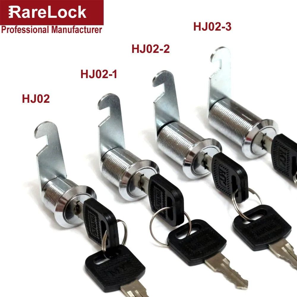 Rarelock 4 Размеры ящик Безопасности Cam цилиндр замка двери для почтового ящика, шкафа ящик для инструментов замок с 2 кнопками замки оборудования