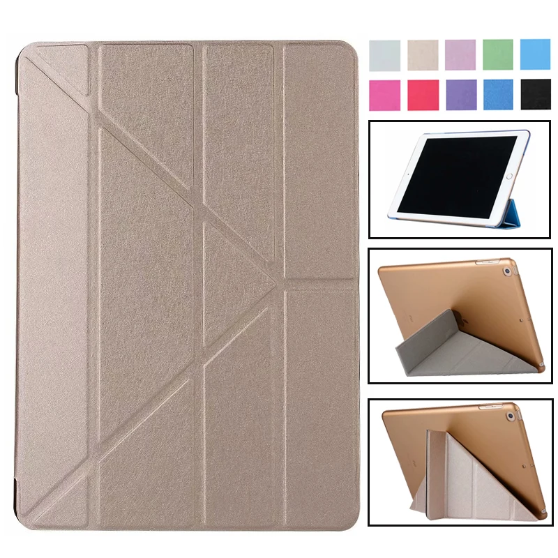 

For iPad 2018 Case iPad Air 2 Air 1 5 6 Case 9.7 Smart Mutiple Folding Cover for iPad Air 2 iPad 6th Generation 9.7" Case Funda