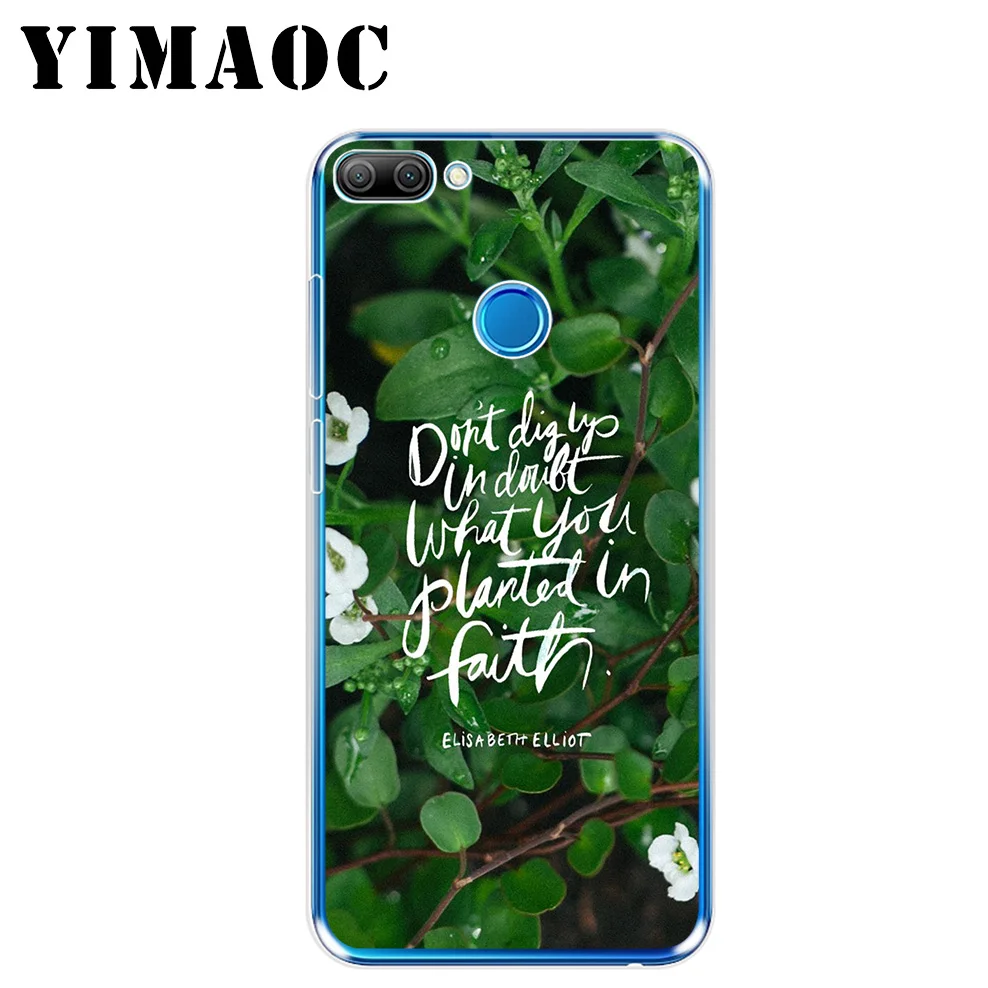 YIMAOC Библейский стих Иисуса мягкий чехол для huawei mate 30 20 P30 P20 P10 P9 P8 2015 2016 2017 P Smart Lite Pro