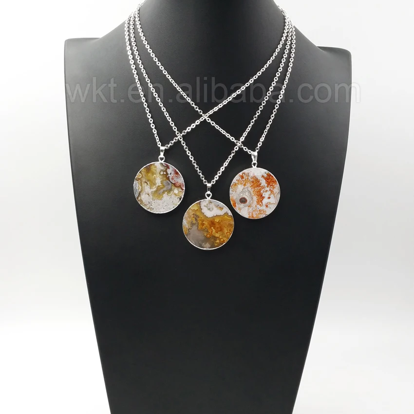 Оптовая продажа мексиканское кружевное ожерелье crazy A gate модное посеребренное