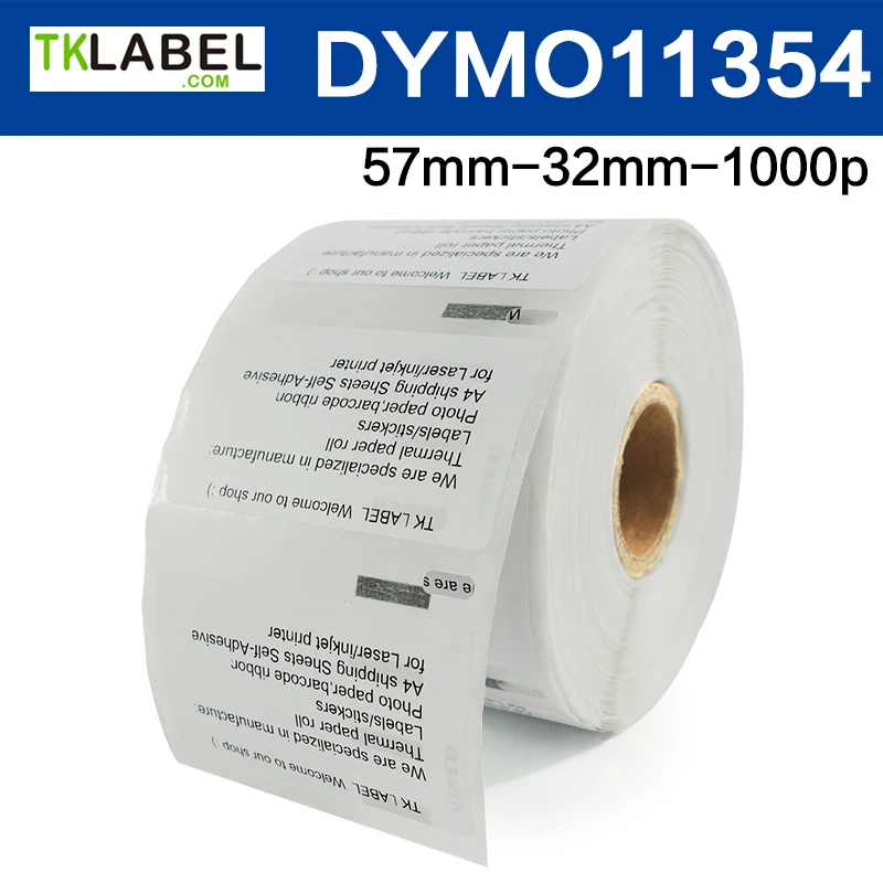 Многофункциональные этикетки для LabelWriter 12R Совместимость с Dymo 11354 самоклеящиеся