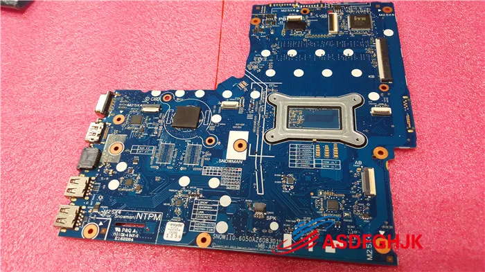 Используется для материнской платы ноутбука HP 350 G1 с процессором I3 SR1EK 758028-001