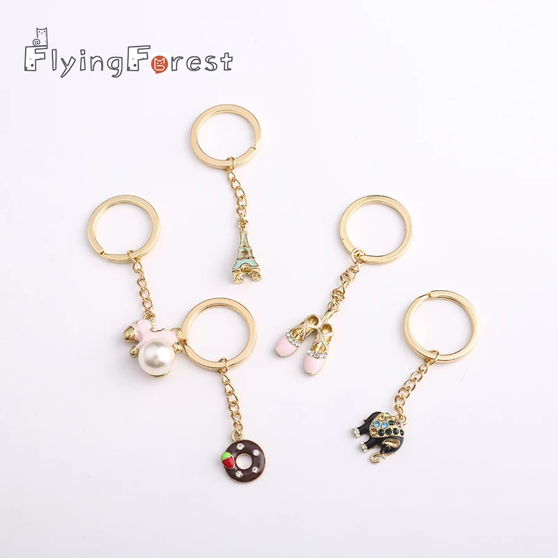 Брелок для пар flyingwood милый брелок ключей 2019 | Украшения и аксессуары