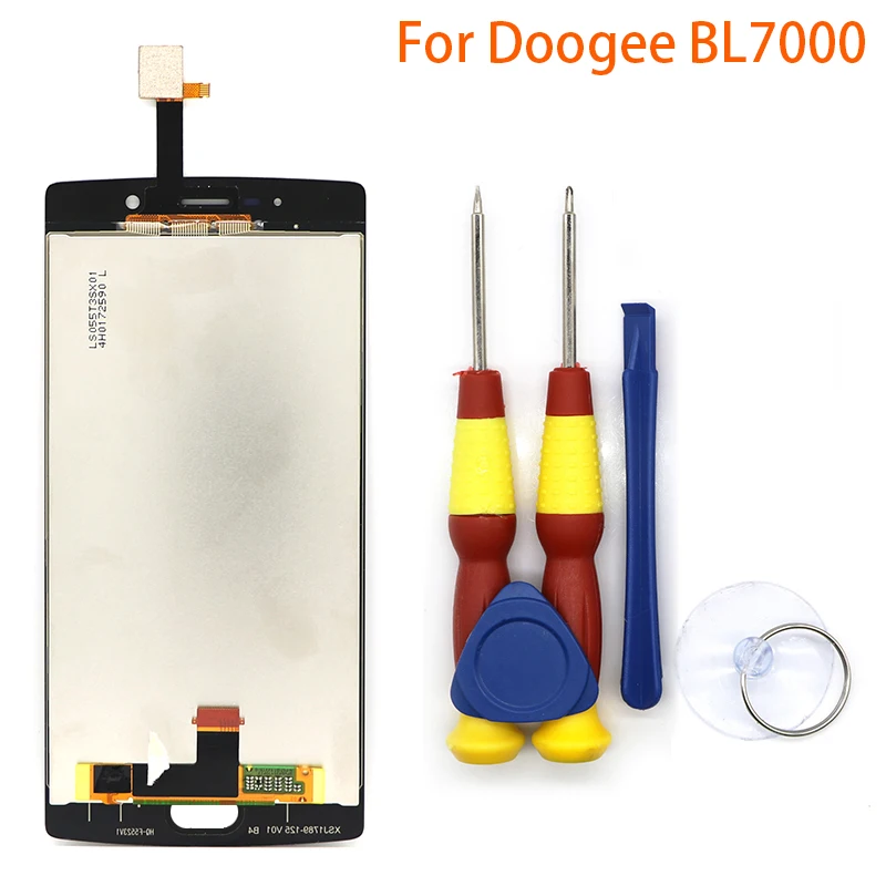 Новый оригинальный ЖК дисплей с сенсорным экраном для DOOGEE BL7000 запасные