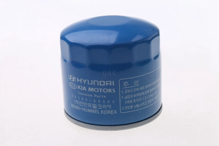 Масляный фильтр 26300 35503 для HYUNDAI SANTAMO SATELLITE SOLARIS SONATA STELLAR TERRACAN TRAJET TUCSON VELOSTER XG i20 i30 i40