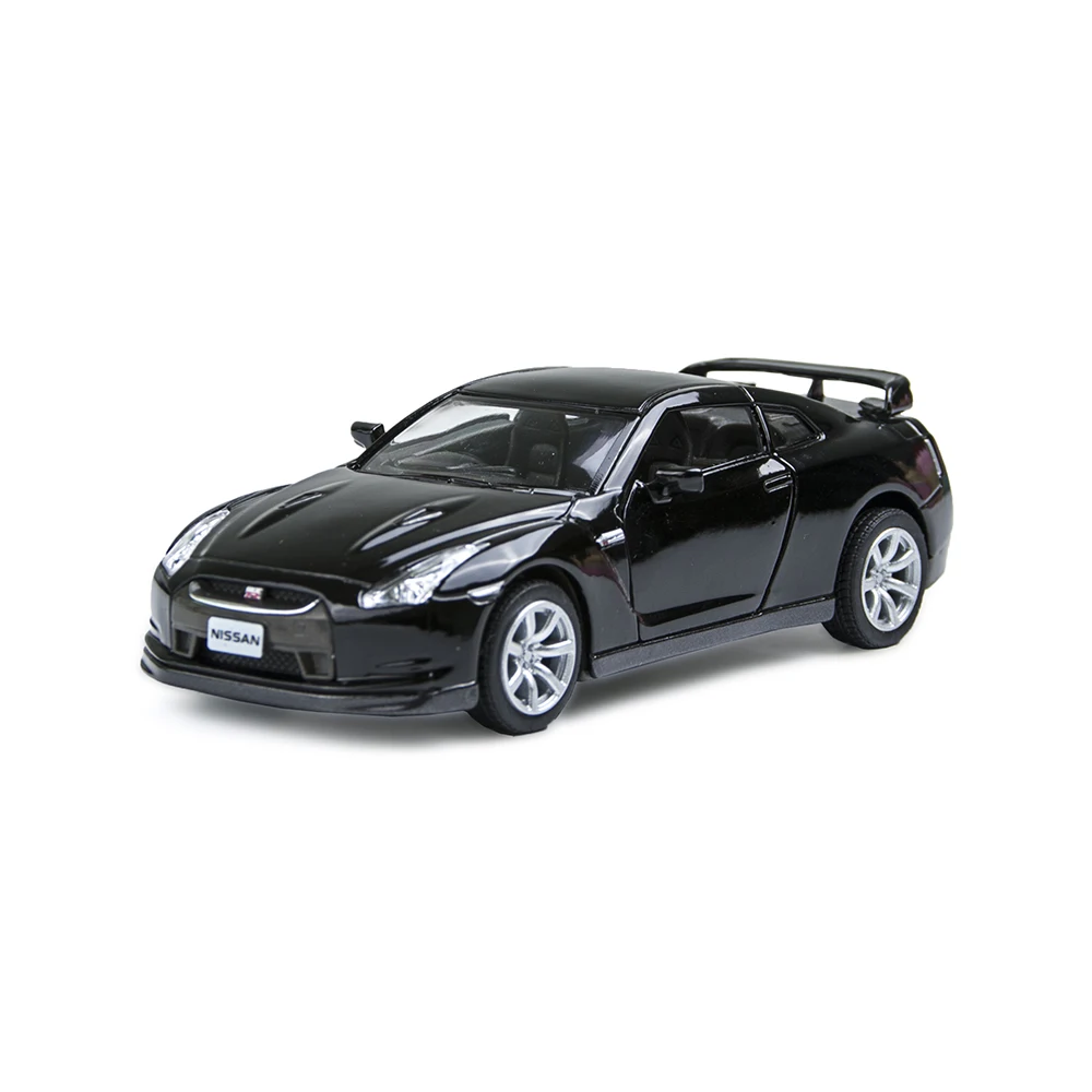 GTR R35 1/36 2 открыть двери сплава Модель автомобиля спортивный автомобиль литья под