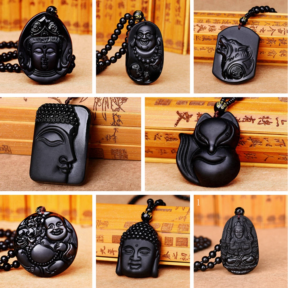 Натуральная кристальная подвеска с изображением Будды, изящные ювелирные изделия для женщин и мужчин, желтый камень высокого качества, изделие резьбой.