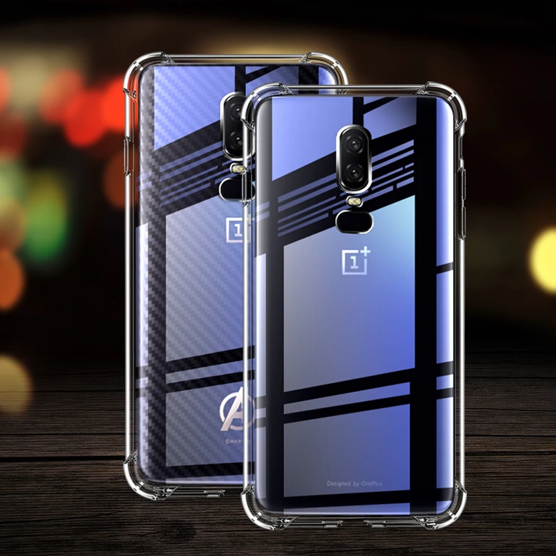 Чехол для Oneplus 6 [воздушная подушка] военная защита чехол из ТПУ противоударный