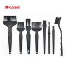 8 шт.компл. Антистатическая щетка ESD безопасная синтеновая щетка для чистки деталей из волокна Инструмент для детской магнитной работы по ремонту BGA