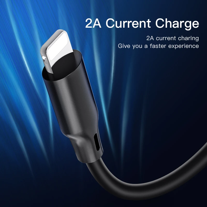 ! USB-кабель ACCEZZ для iPhone 7 Plus X XS Max XR iPad быстрая зарядка 8 контактов Короткие кабели