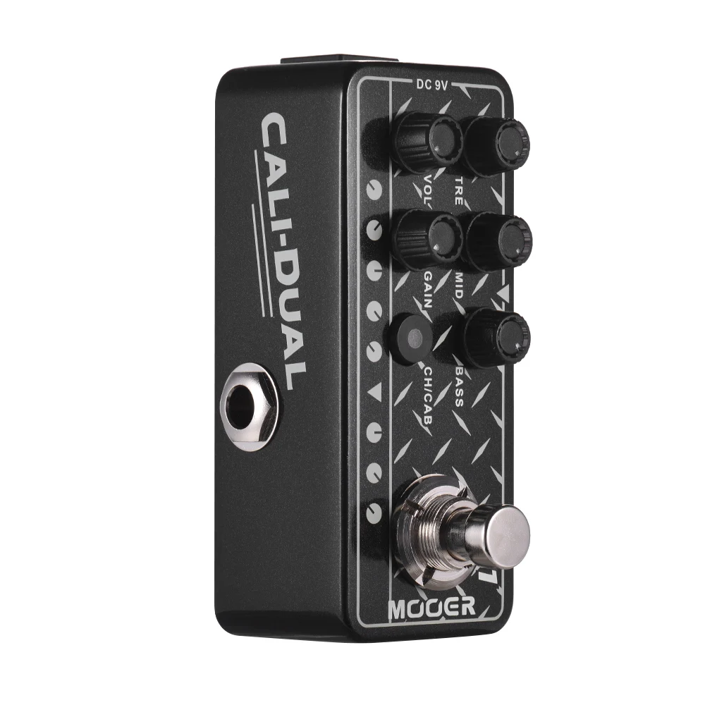 Mooer MICRO PREAMP серия 011 CALI DUAL цифровой предусилитель Классическая гитара эффект