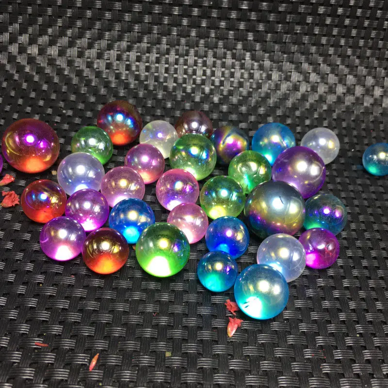 100 г разноцветный кварцевый кристалл Aura титановый висмут фотолампа рандомный