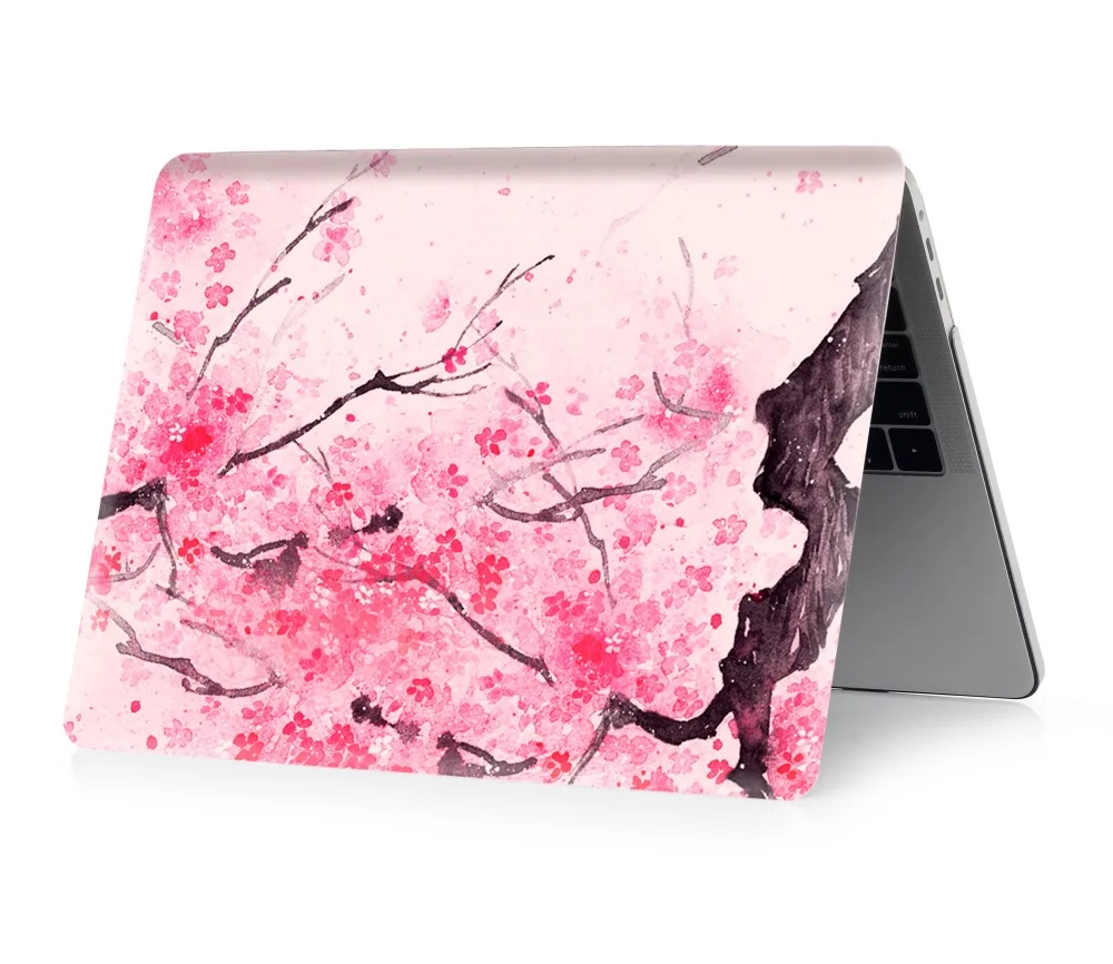 Чехол для ноутбука с цветочным принтом для Macbook Air 11 13 Pro retina 12 13 15 дюймов цвета Touch Bar New Pro 13 15 New Air 13
