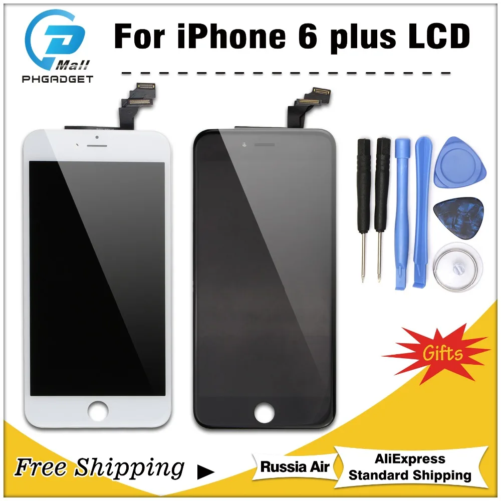 1 шт. для iPhone 6 6S Plus lcd полная сборка с 3D Force Touch для iPhone 5S 6 Plus экран Замена дисплея