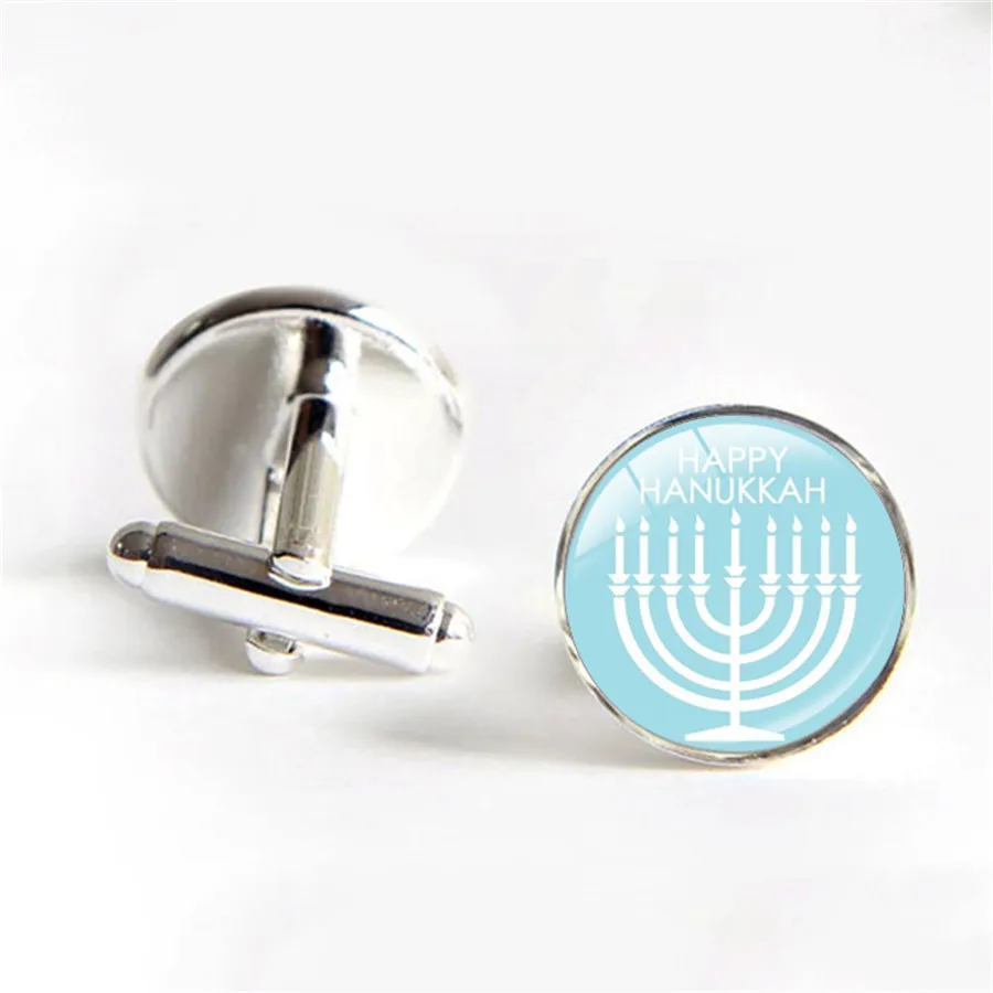 Запонки с Ханука дешевые Hanukkah пользовательские запонки еврейский знак ювелирные