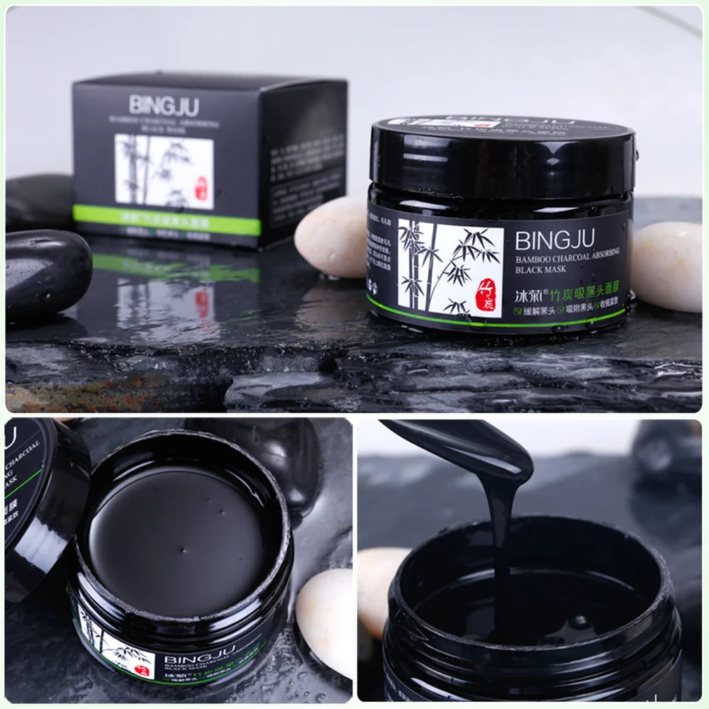 BINGJU Bamboo черная маска для лечения акне средство удаления черных точек